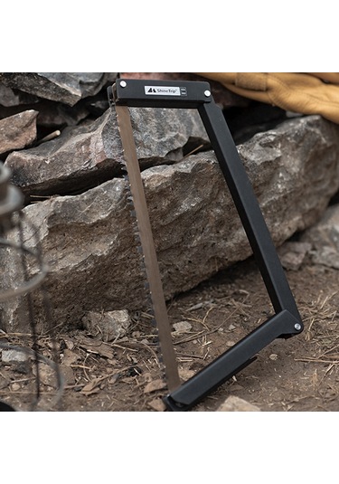 Shinetrip Açık Kamp Yürüyüş Piknik Katlanır El Testere Taşınabilir Siyah