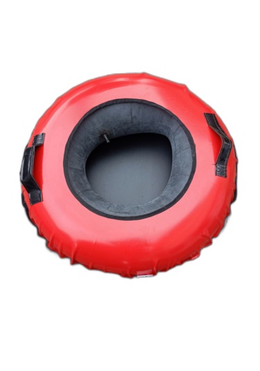 Şişme Kar Kızağı Büyük Boy 110 Cm Çap Kırmızı