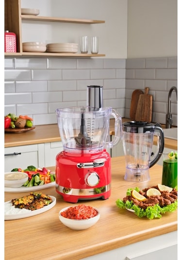 Karaca Multiblend Artisan Retro 1000 W 3 L Mutfak Robotu