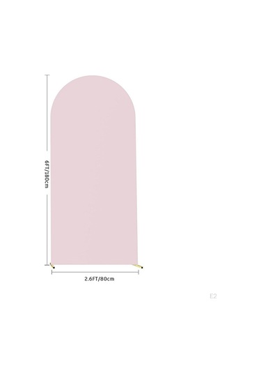 Doğum Günü Mezuniyet Töreni İçin Kemer Arka Kapak Dekoratif Yuvarlak Üst 65cmx150cm