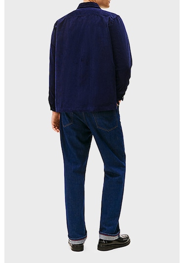 Tommy Hilfiger Erkek Gömlek Mw0mw40489 Bcl Lacivert Lacivert