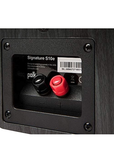 Polk Audio Signature S10E Raf Tipi Çift Hoparlör Siyah