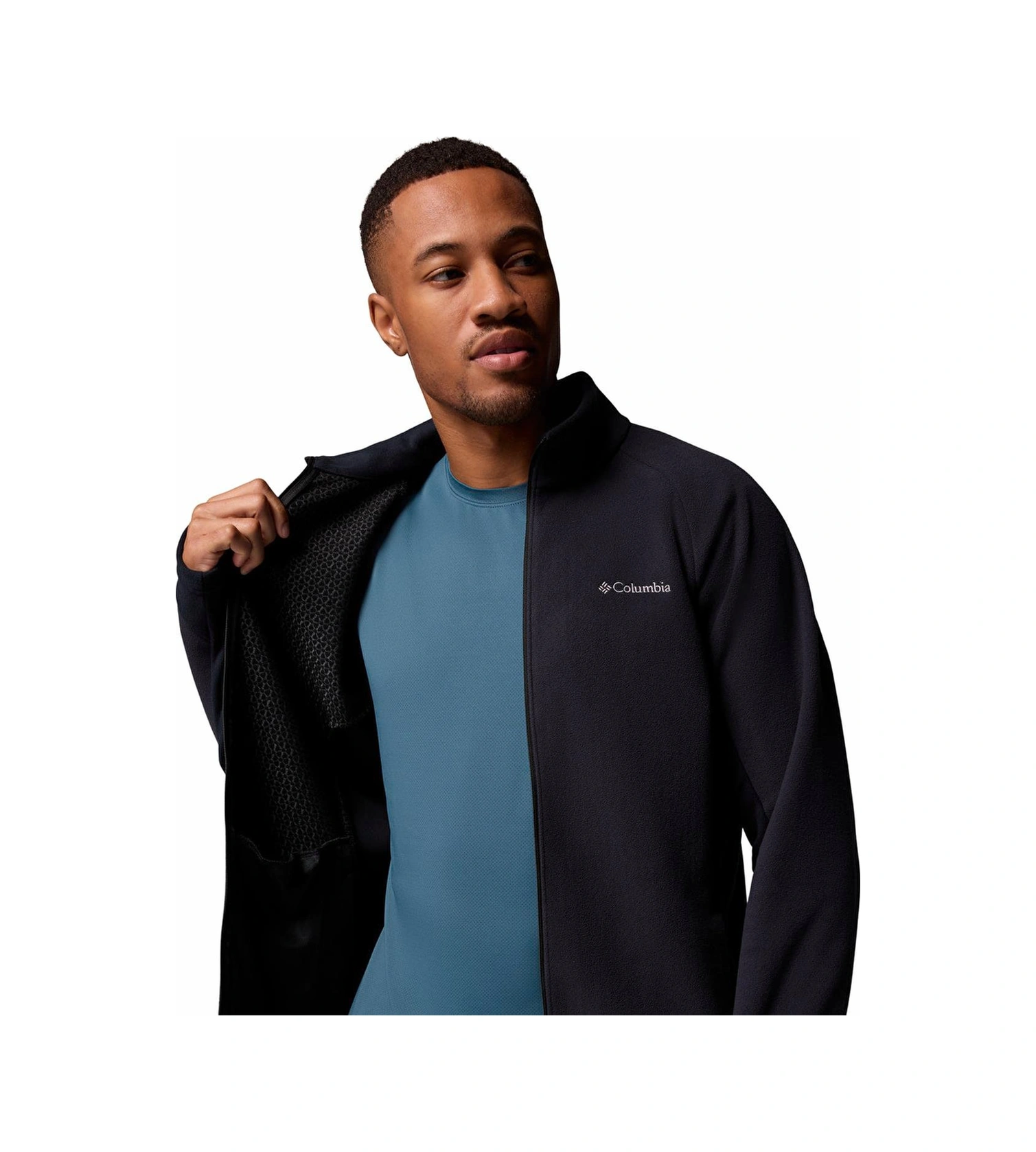 Columbia Am4428 Arctic Peak Full Zip Erkek Polar-30849 Siyah