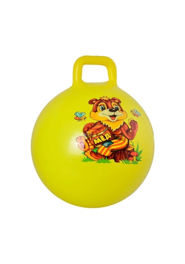 Zıp Zıp Top Kulplu Çocuk Oyuncak Pilates Topu Zıpzıp Plates Topu