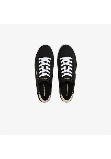 Tommy Hilfiger Vulc Lace Up Kadın Siyah Sneaker Fw0fw08647 Siyah