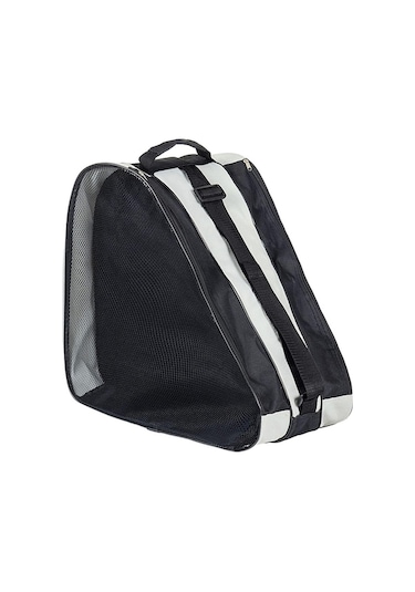 Trendooze Suntek Paten Taşıma Çantası Örgü Cepler Tote Buz Pateni Gri Kw Gri