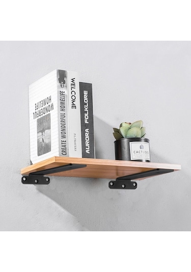 Sones 5mm Kalınlığında Üçgen Braket Kitaplık Bölme Plakası, Stil: 200mm Beyaz