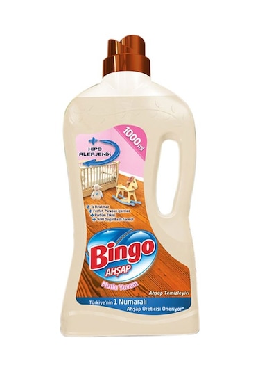 Bingo Mutlu Yuvam Ahşap Yüzey Temizleyici 3 x 1 L