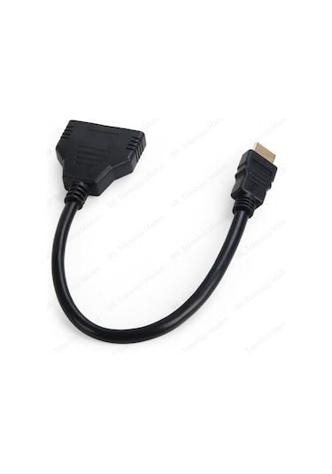 2 Port Hdmı Splitter Hdmı Çoklayıcı Kablo
