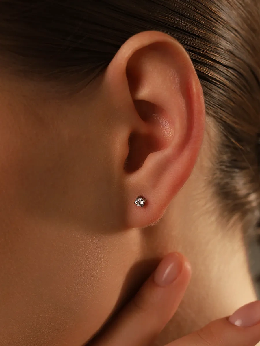 Serebranyj Dom Gençler İçin 925 Ayar Gümüş Küpeler 61402284 Diğer