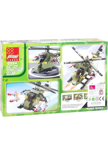 Askeri Helikopter Blok Seti 159 Parça 6+ 0354