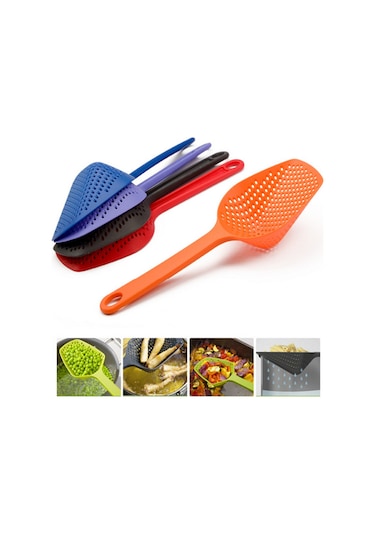 Periboia Süzgeçli Kepçe Karışık Renkli