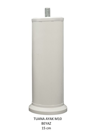 Tuana Ayak 15cm M10 Cıvatalı Beyaz Beyaz