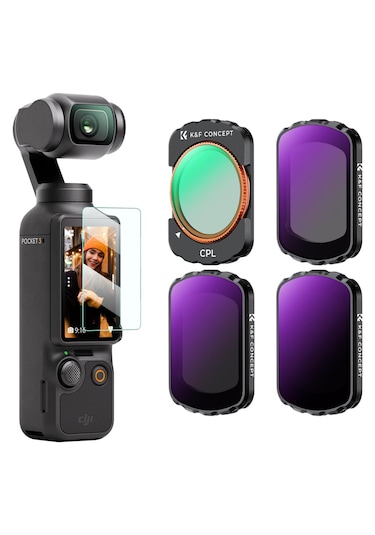 K&f Concept Magnetic Cpl + Nd16+ Nd64 + Nd256 Djı Osmo Pocket 3