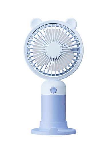 Taşınabililir Mini Usb Şarjlı 3 Kademeli El Masaüstü Vantilatör Fan Soğutucu Ym88216 Mavi