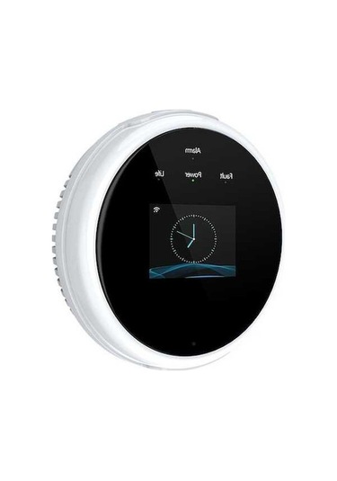 Zyzqstore Tuya Wifi Doğalgaz Sensörü Ev Akıllı Yanıcı Gaz Alarm Siyah