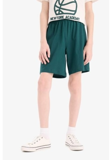 DeFacto Erkek Çocuk 2'li Takım Baskılı Kısa Kollu Tişört Şort E6542A825SMWT32