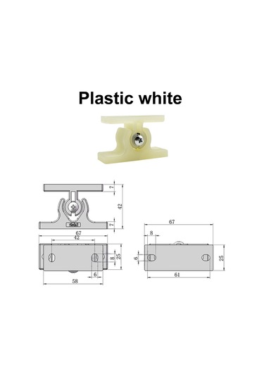 Xindoker Dayanıklı Kapı Kilidi - Plastik/çinko Alaşımlı, Çift Toplu Fonksiyonlu, Dolap/çekmece Uyumlu, Kolay Kurulum, 13mm İç Boşluk