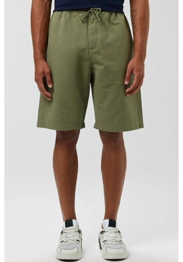 Lacoste Men's Relaxed Fit Bermuda Shorts Khaki Erkek Rahat Kesim Bermuda Şort Haki