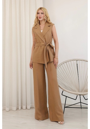 Lodmela Bağlama Detaylı Tensel Takım 5994-camel