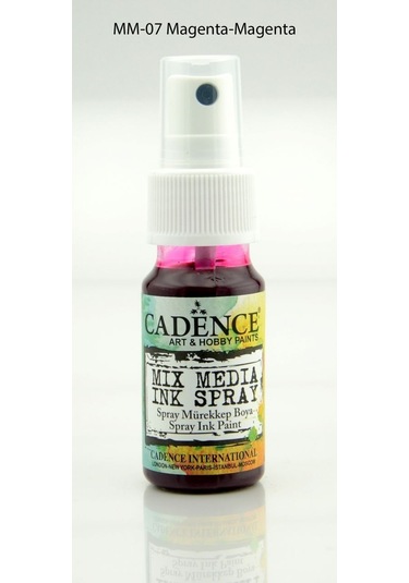 Cadence Mix Media Ink Sprey Mürekkep Boyası 25Ml - Mm07 Magenta