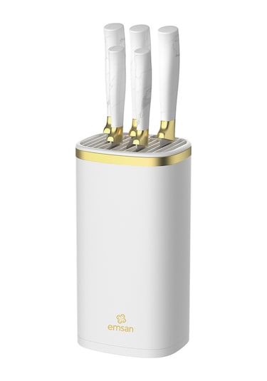 Emsan Artisan German Steel Bıçak Seti Beyaz