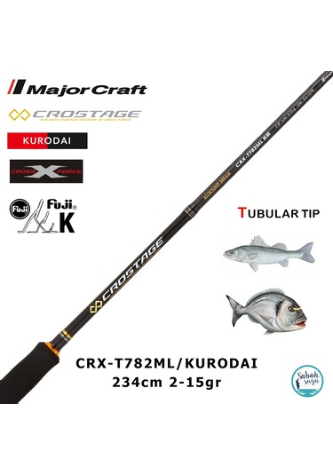Major Craft Crostage Crx-t782ml/kurodai 234cm 2-15gr 2p Lrf Kamış Standart