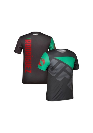 Ufc Boks Tişört - Nefes Alabilen, Modaya Uygun, Çabuk Kuruyan Erkek Spor Kısa Kollukoyu Grierkek Koyu Gri