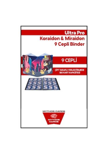 Ultra Pro - Koraidon & Miraidon 9 Cepli Binder