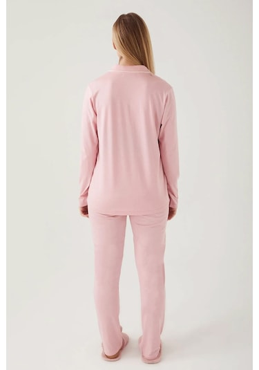 P.cardın 007717 Byn Düğmeli Pijama Tk 001