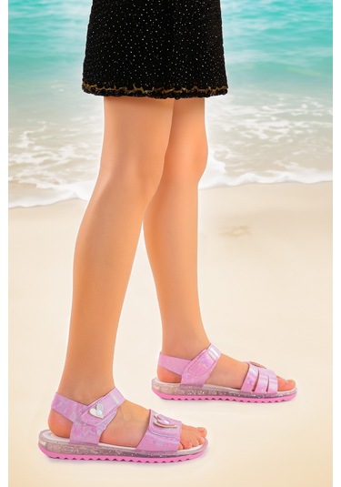 Kiko Kids Kız Çocuk Sandalet Arz 2351 Pembe