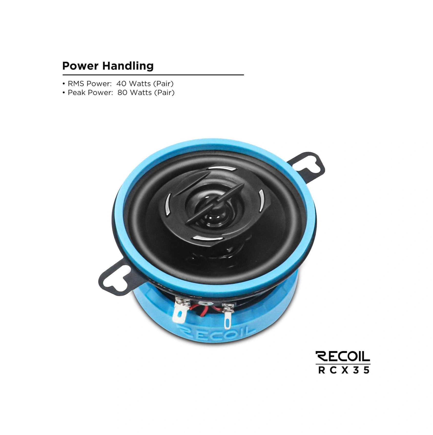 Recoil Rcx35 10 Cm Koaksiyel Hoparlör 80 Watt