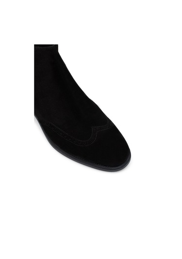 Deery Hakiki Süet Siyah Chelsea Erkek Bot - 01816msyhc02