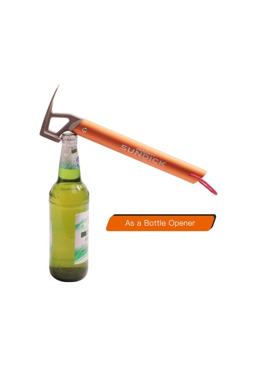 Sundick-açık Kamp Çadır Çekiç Paslanmaz Çelik Çadır Tırnak,turuncu Turuncu