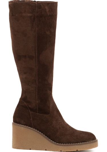 Marrone Çizme Kadın 25k12068xs Vergelio Suede Marrone