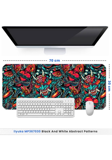 İlyuka Mousepad 70x30cm Büyük Boy Xl Mp357030 Crazy Heart