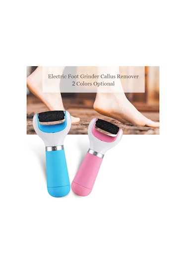 Elektrikli Rulo Kafa İle Taşınabilir Ayak Törpüsü Mavi