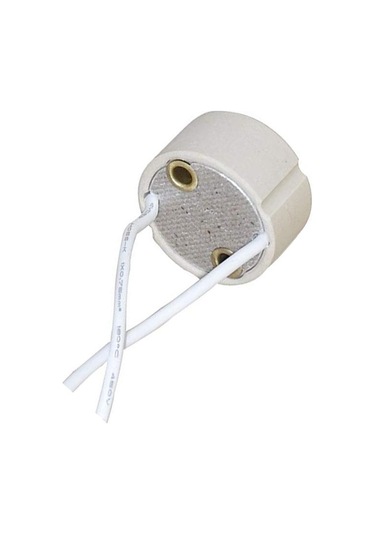 10 Adet Gu10 Lamba Tutucu Soket Tabanı Adaptörü Tel Bağlayıcı Seramik Soket Gu10 Led Halojen Işık