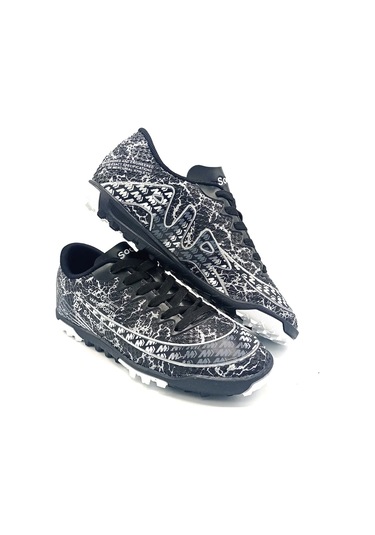 Erkek Air Yeni Siyah Halı Saha Futbol Ayakkabısı 001