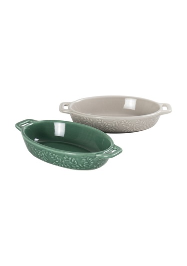 Touch Me Stoneware Oval Fırın Kabı 21.5 Cm Fd105 5 Adet Çok Renkli