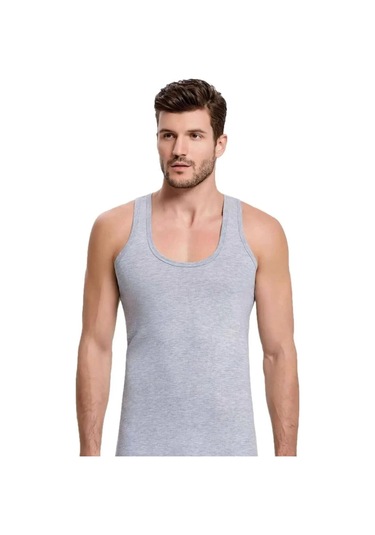 İlke Erkek Pamuk'lu Süprem Askılı Atlet 1001 - 3 Adet 001