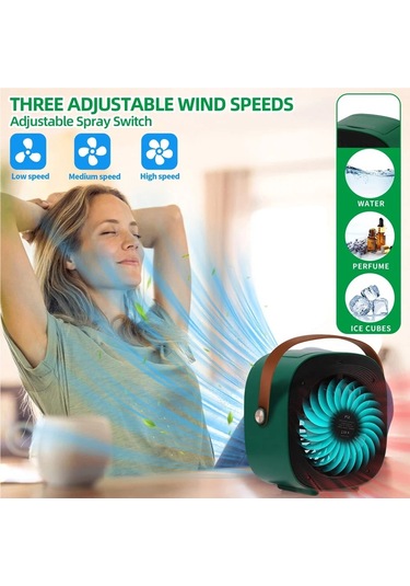 Jialan Taşınabilir Mini Klima Kablosuz Hava Soğutucu Usb Şarj