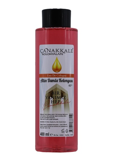 Çanakkale Kolonyaları Altın Damla Kolonyası Pet Şişe 400 ML