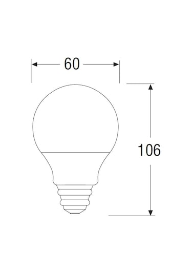 Gecem 7w E27 Duylu Led Ampul 6500k