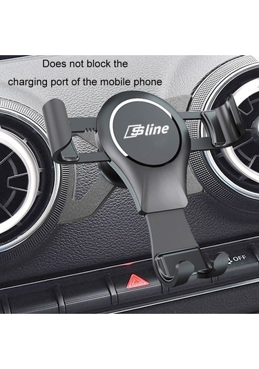 Tongxida Audi Araba A3/s3 İçin Güçlü Manyetik Telefon Tutucu, 1gümüş Stand Gümüş