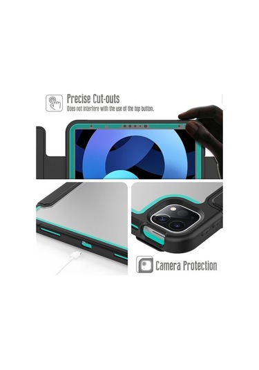 Didadodo İpad Pro 11 2.nesil 2020 Kılıf Şok Emici Tpu Kılıf - 2.nesil Kalem Kablosuz Şarj, Mavi