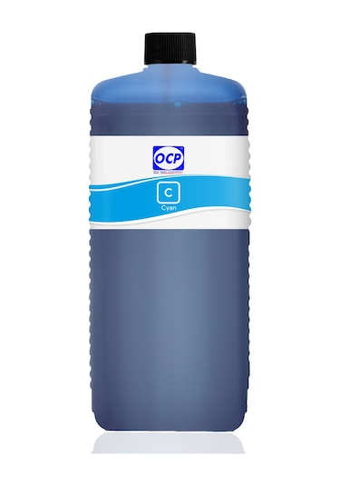 OCP Epson Stylus CX5700F Uyumlu Yazıcı Mürekkebi 1000ml C Cyan Mavi Pigment