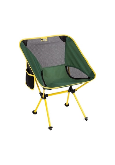 Funky Chaırs Pratik Cepli Çantalı Kamp Sandalyesi Sarı Yeşil