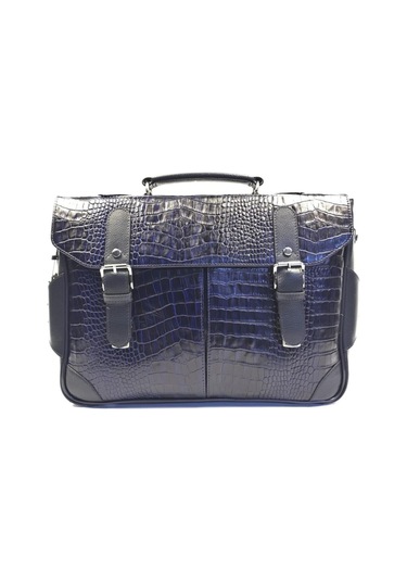 Hakiki Deri Evrak Çantası-128675 Siyah