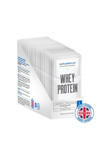 Supplementler Whey Protein 30 Gr Tek Kullanımlık 20 Adet Çikolata